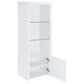 Jude 3-piece 71-inch TV Entertainment Center White High Gloss