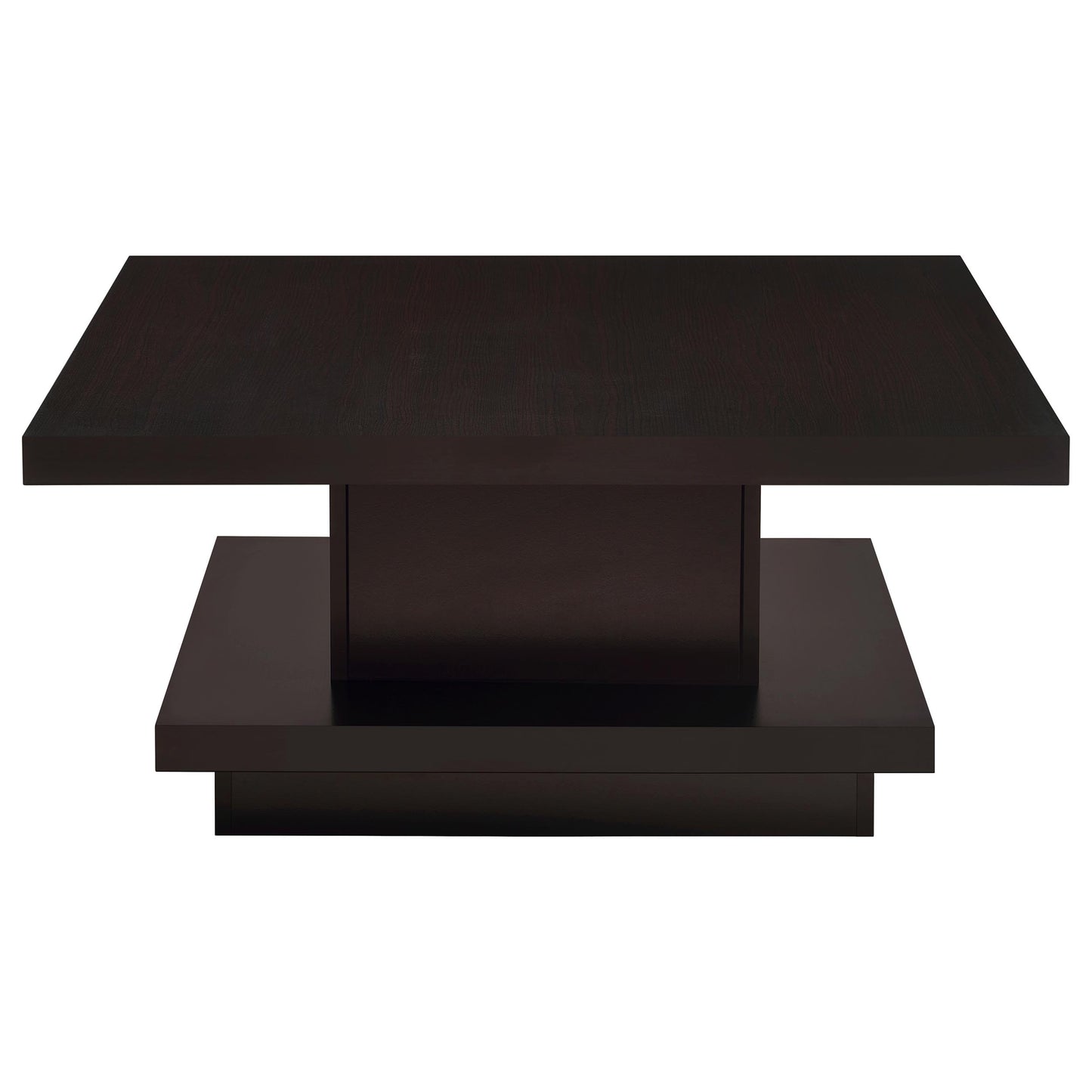 Reston 2-piece Square Coffee and End Table Set Cappuccino