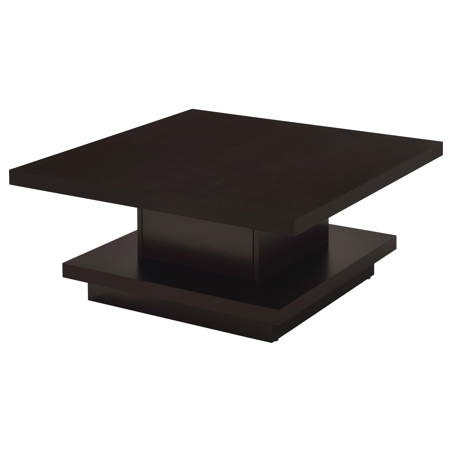 Reston 3-piece Square Coffee and End Table Set Cappuccino