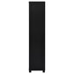 Sachin 3-shelf Engineered Wood Media Tower Black