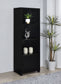 Sachin 3-shelf Engineered Wood Media Tower Black