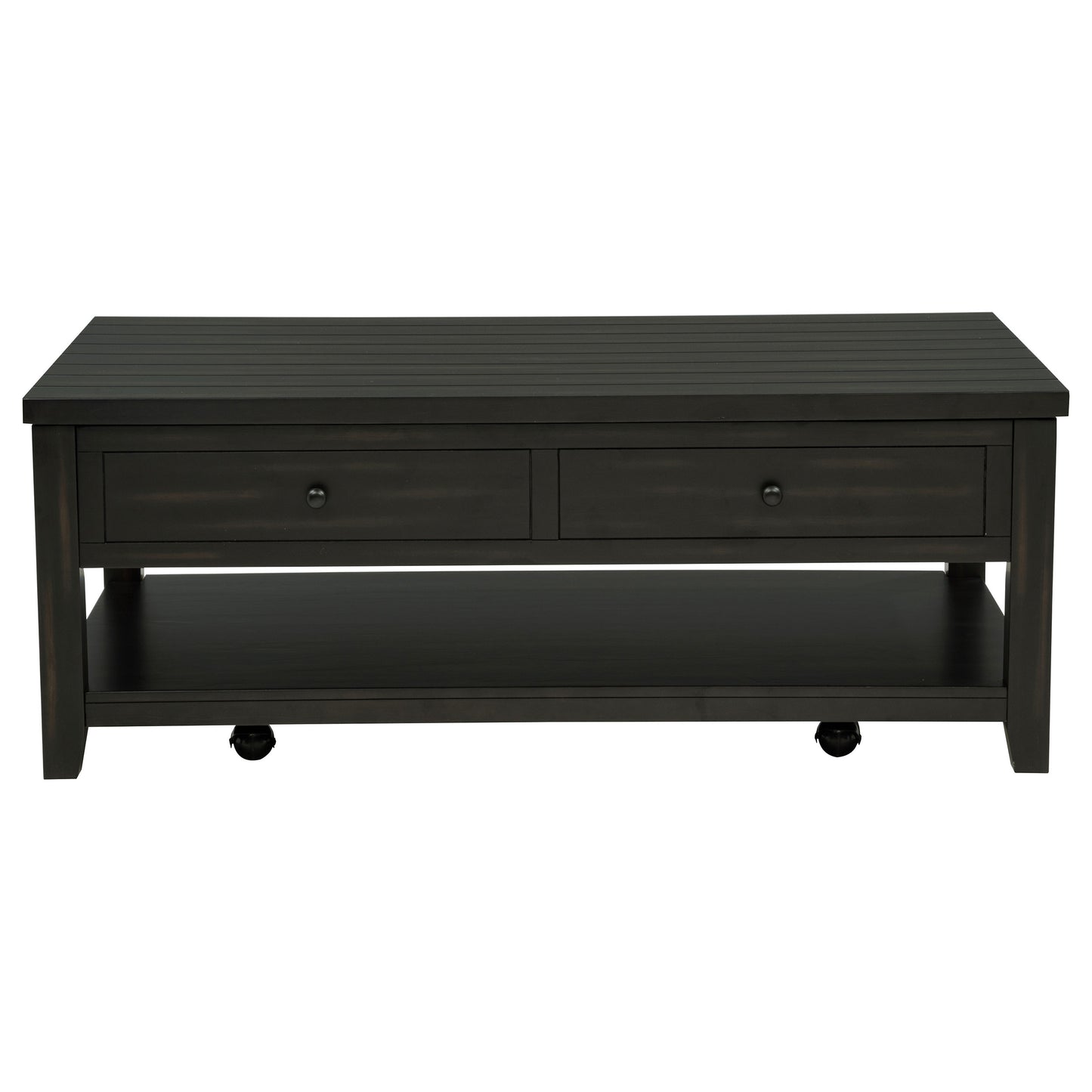 Payne 48-inch Mobile Lift Top Coffee Table Distressed Java