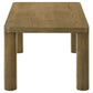 Castlewood Engineered Wood Cocktail Coffee Table Brown Oak