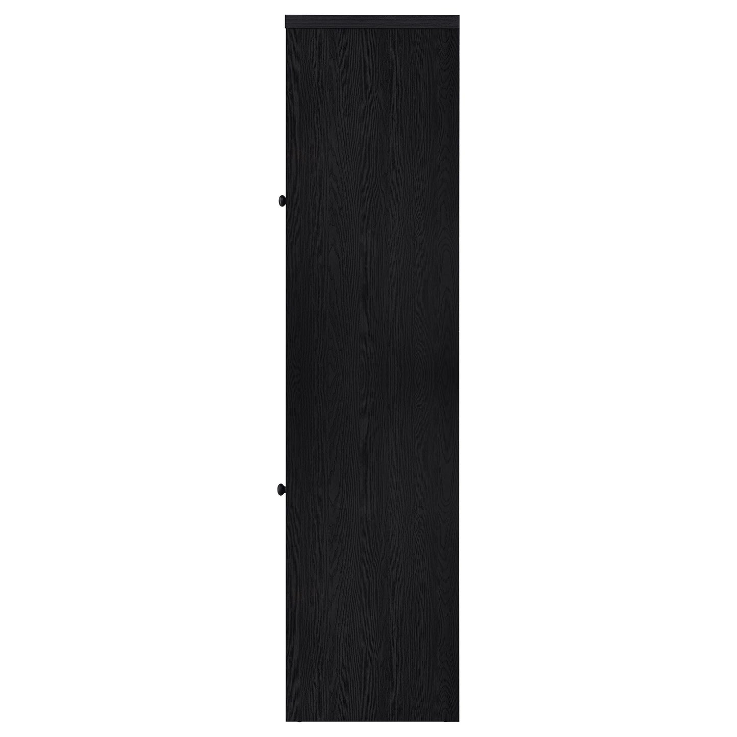 Denison 3-piece Entertainment Center 79-inch TV Stand Black