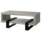 Dinard Engineered Wood Cocktail Coffee Table Grey Driftwood