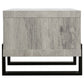 Dinard Engineered Wood Cocktail Coffee Table Grey Driftwood