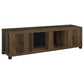 Havering 71-inch TV Stand Fireplace Media Console Dark Pine