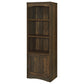 Laughlin 4-shelf Engineered Wood Media Tower Dark Pine