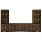 Laughlin 4-shelf Engineered Wood Media Tower Dark Pine