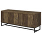 Myles 2-door Engineered Wood 60-inch TV Stand Rustic Oak