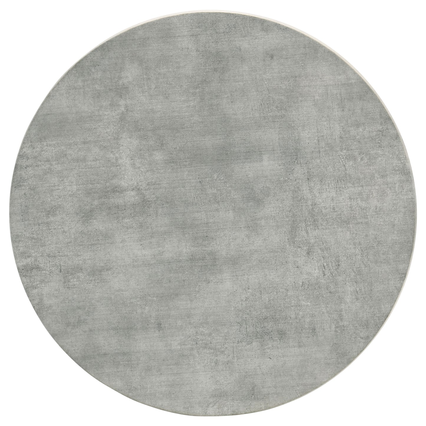Hadi Round SmartTop™ Side End Table Cement and Gunmetal
