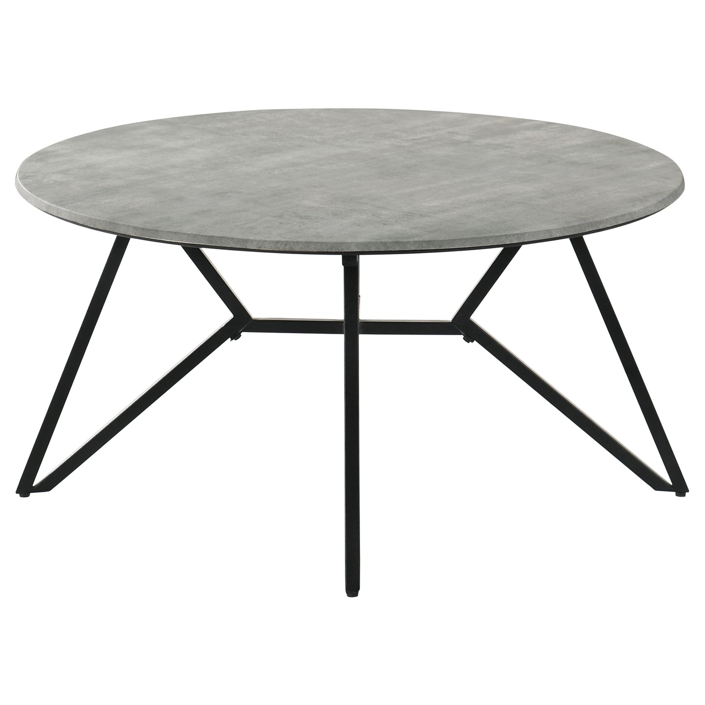 Hadi 2-piece Round SmartTop™ Coffee and End Table Set Cement