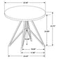 Hadi 2-piece Round SmartTop™ Coffee and End Table Set Cement