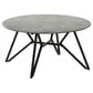 Hadi 3-piece Round SmartTop™ Coffee and End Table Set Cement