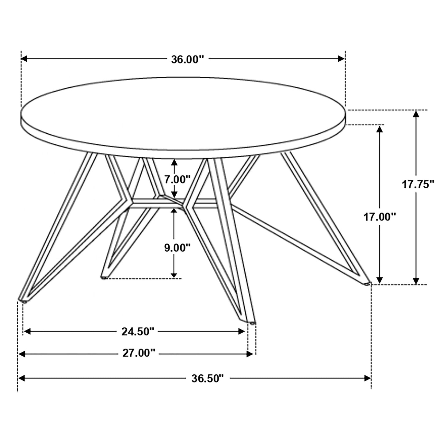 Hadi 3-piece Round SmartTop™ Coffee and End Table Set Cement