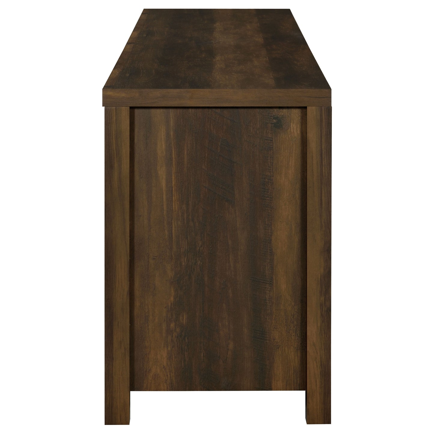 Madra 2-door Engineered Wood 79-inch TV Stand Dark Pine