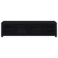 Sachin 4-door Engineered Wood 79-inch TV Stand Black