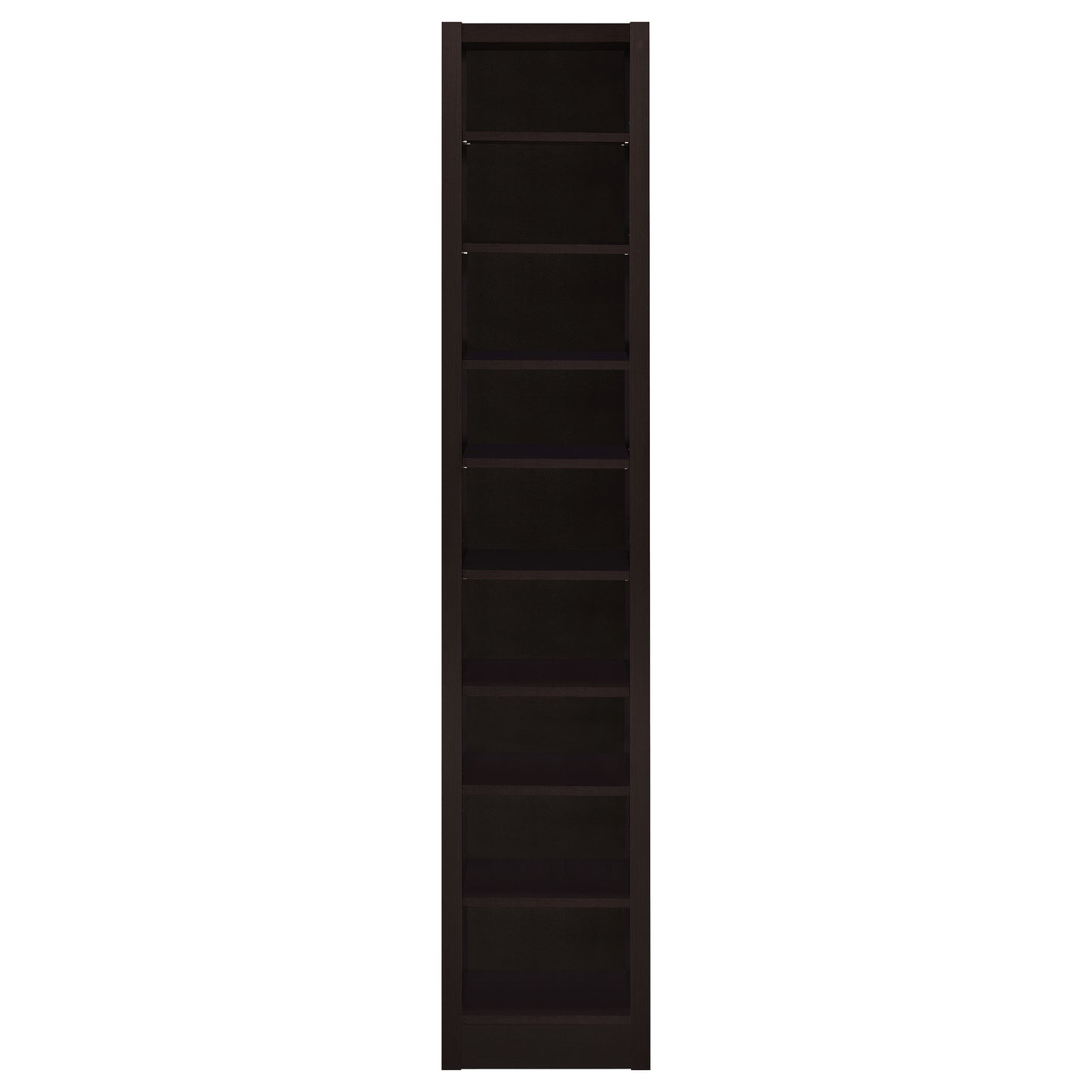 Eliam 71-inch 8-shelf Bookcase Cappuccino