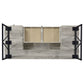 Analiese 63-inch 4-drawer Writing Desk Grey Driftwood