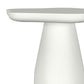 Perth 17-inch Side Table with Cloud-Shaped Top Off White