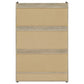 Denia 3-tier Engineered Wood Shoe Cabinet White