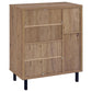 Teller 2-door Shoe Storage Cabinet Natural Oak