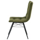 Aiken Fabric Upholstered Dining Side Chair Saddle Forest Green (Set of 4)