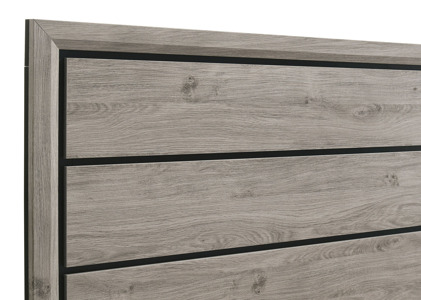 Valen Wood Eastern King Panel Bed Light Taupe