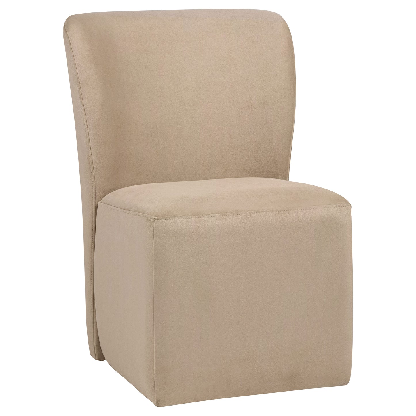 Jaelynn Upholstered Dining Side Chair Tan (Set of 2)
