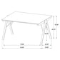 Randolph 5-piece SmartTop™ Rectangular Dining Set Sheesham and Brown