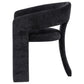 Carlow Upholstered Dining Arm Chair Black (Set of 2)
