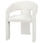 Carlow Upholstered Dining Arm Chair White (Set of 2)