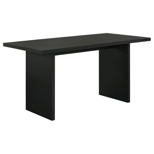 Decker 70-inch Rectangular Wood Counter Height Dining Table Black