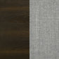 Atlas 63-inch Eastern King Upholstered Panel Bed Grey and Dark Oak