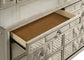 Lorient 4-piece California King Bedroom Set Ivory and Camel