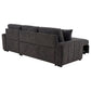 Pastrana Upholstered Sleeper Sectional Sofa RAF Chaise Grey
