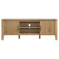 Rowe 65-inch 2-door Wood TV Stand Media Console Light Oak