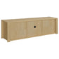 Laurelton 78-inch 4-door TV Stand Media Console Light Oak