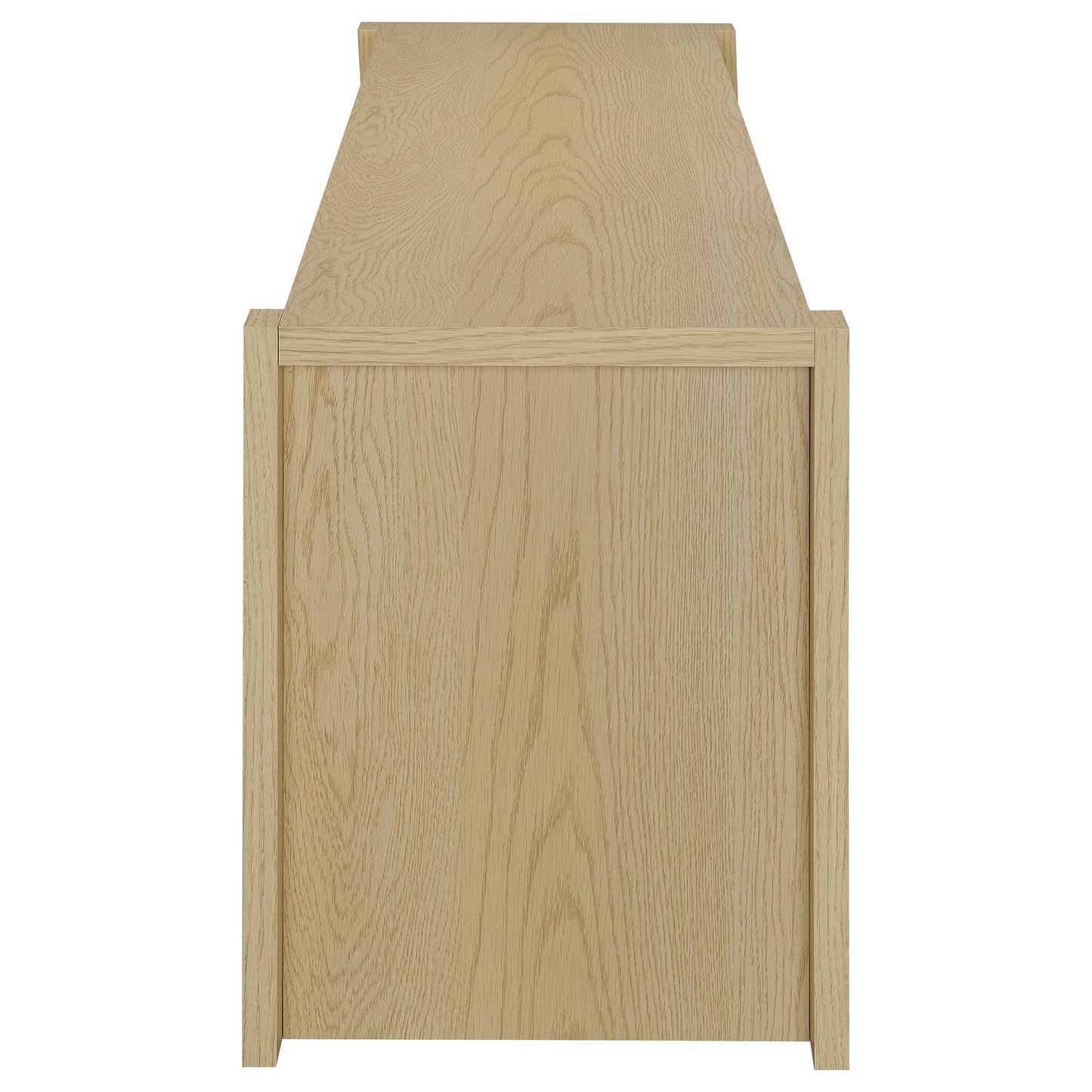 Laurelton 78-inch 4-door TV Stand Media Console Light Oak