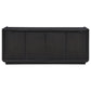 Leandro 72-inch 4-door TV Stand Media Console Burnished Black