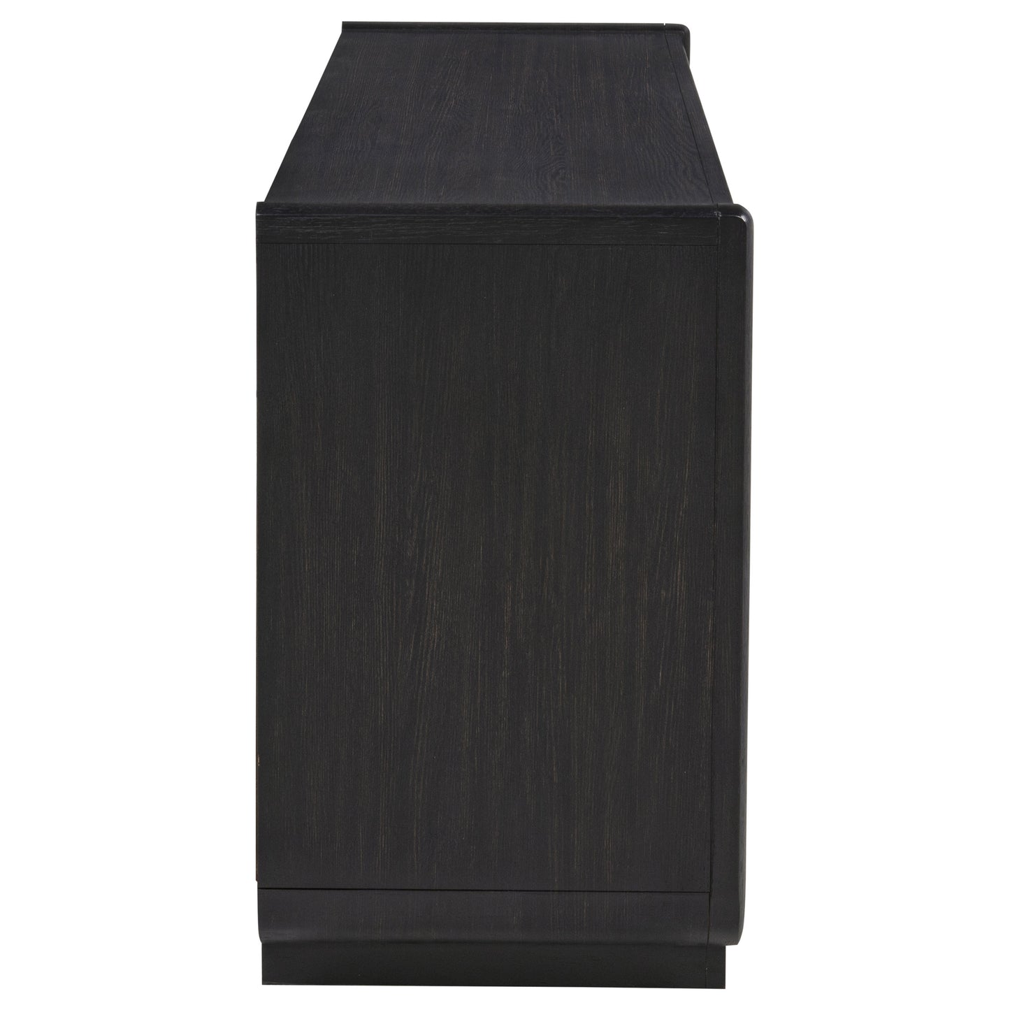 Leandro 72-inch 4-door TV Stand Media Console Burnished Black
