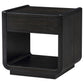 Leandro 1-drawer Wood Occasional Side End Table Burnished Black