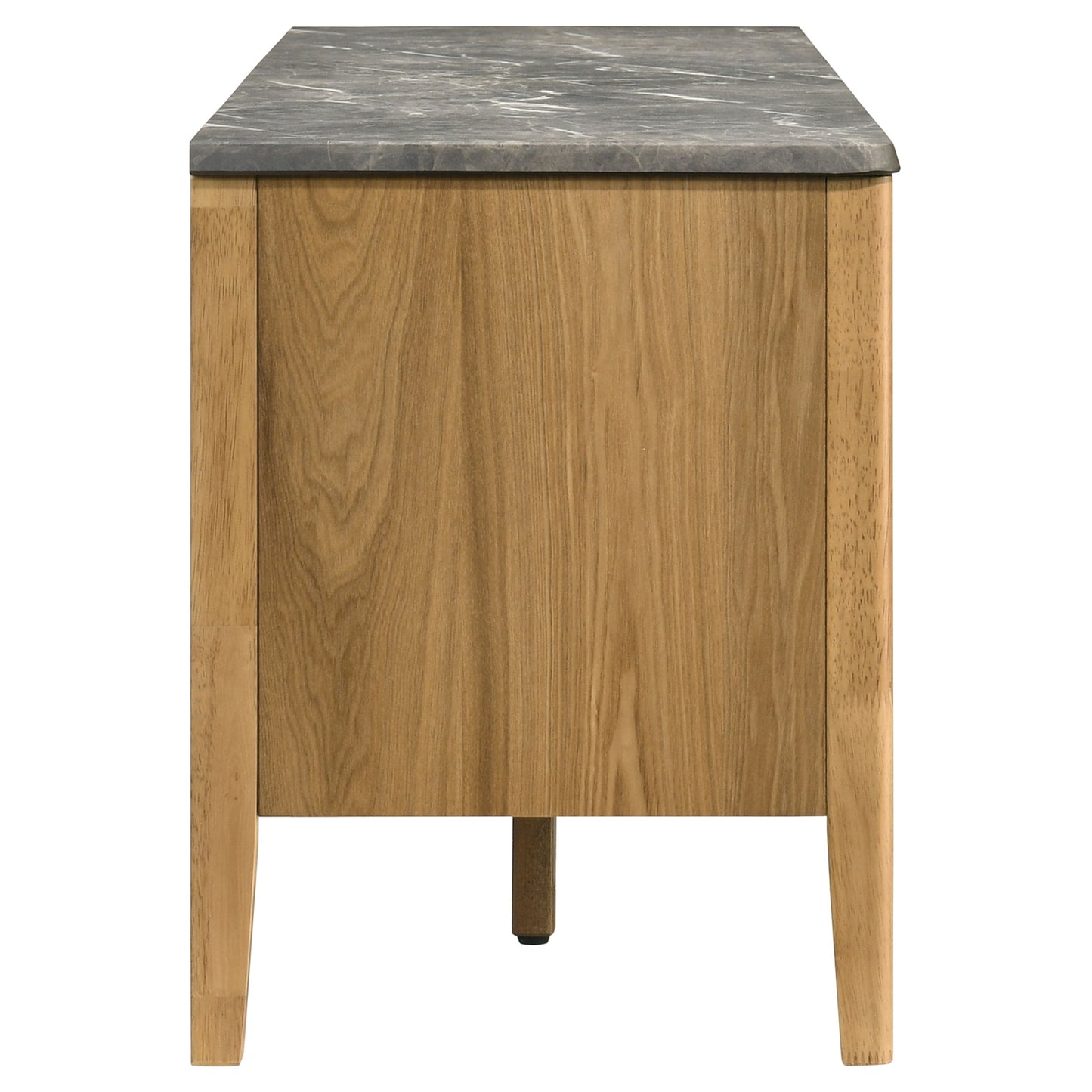 Bradley 63-inch 2-Door SmartTop™ TV Stand Grey and Natural
