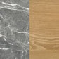 Bradley Round SmartTop™ Cocktail Coffee Table Grey and Natural
