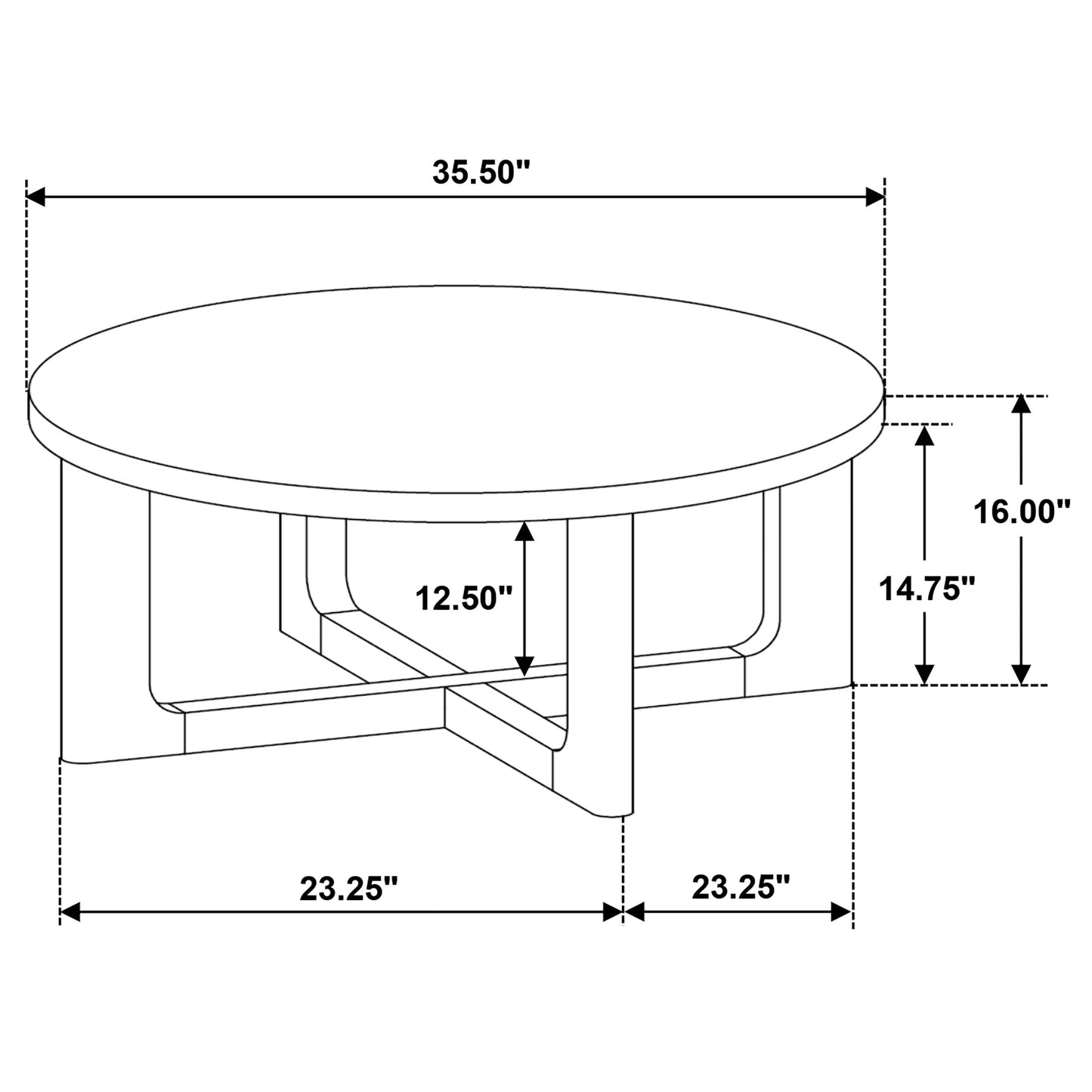Kessler 3-piece Round Sculptural Wood Coffee Table Set Brown