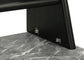 Besler 47-inch SmartTop™ Writing Desk with Shelf Grey Stone and Black