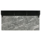 Besler 47-inch SmartTop™ Writing Desk with Shelf Grey Stone and Black