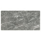 Besler 47-inch SmartTop™ Writing Desk with Shelf Grey Stone and Black
