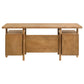 Roldan 69-inch 4-drawer Computer Desk with File Drawer Light Ash