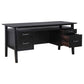Goodson 64-inch 4-Drawer Double Pedestal Computer Desk Black